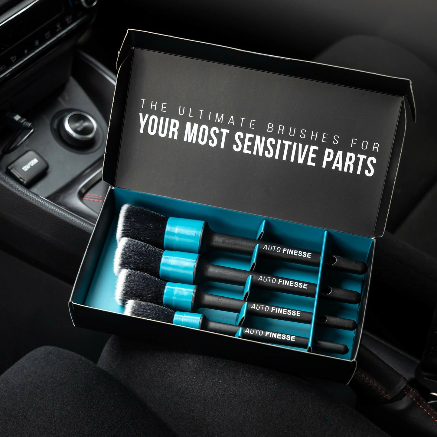 【AUTO FINESSE】フェザーティップブラシ 4本セット